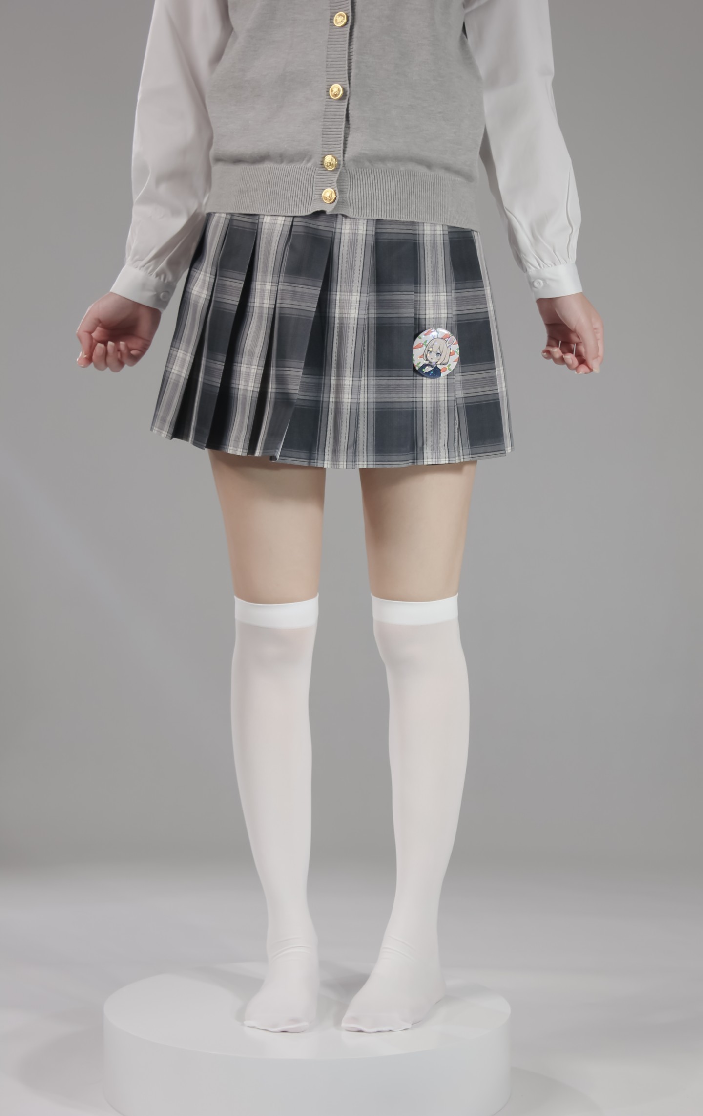 长度参考：过膝袜（约40cm，包芯丝 60D）