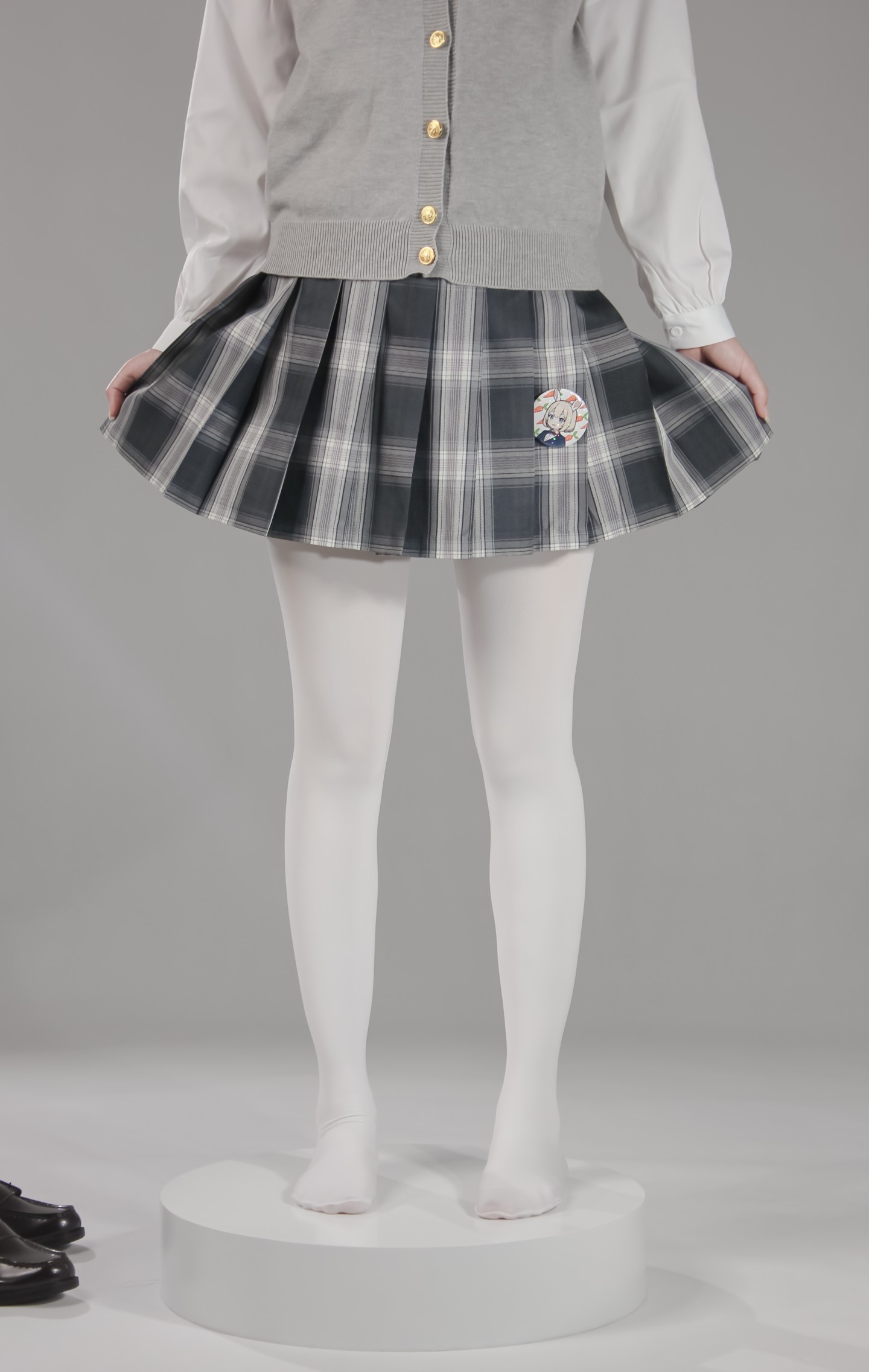 长度参考：连裤袜（天鹅绒 100D）